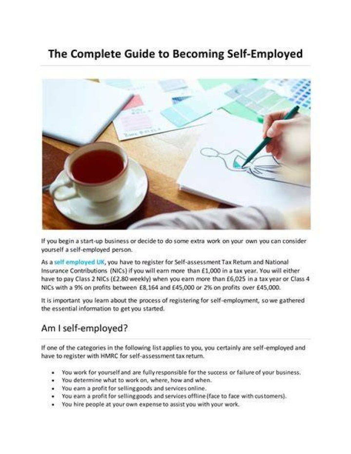 Am I self-employed if I own my own business?
