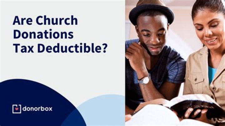 Are church wedding fees tax-deductible?