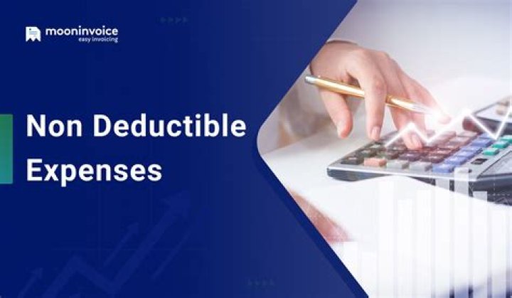 Are donations Non deductible expenses?