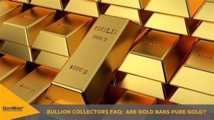 Are gold bars made of pure gold?