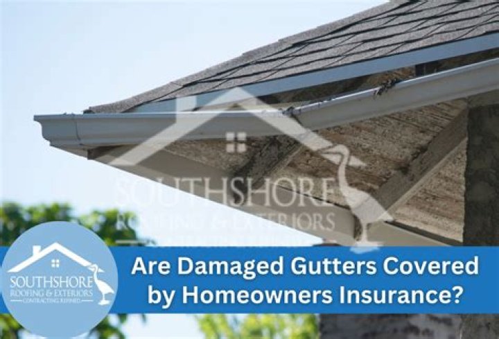 Are my gutters covered by homeowners insurance?