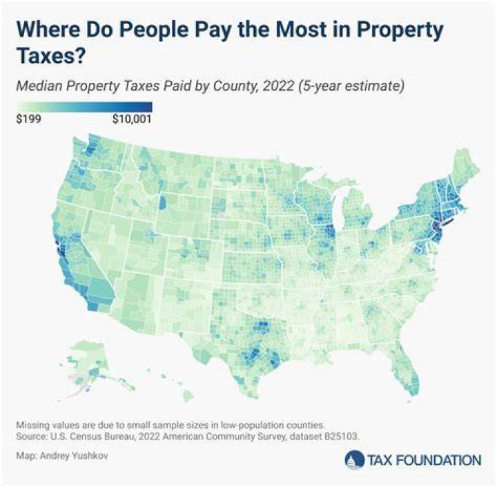 Are property taxes based on purchase value or on appraised value in Texas?