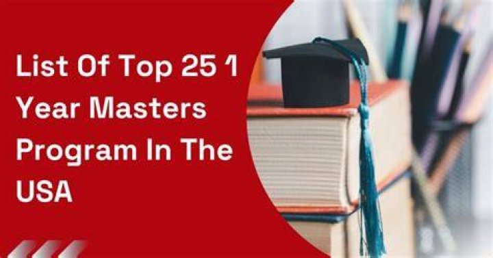 Are there any 1 year Masters programs?