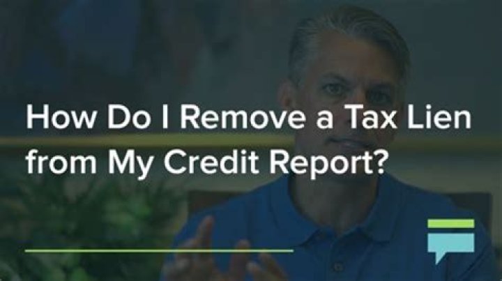 Are there any tax liens on my credit report?