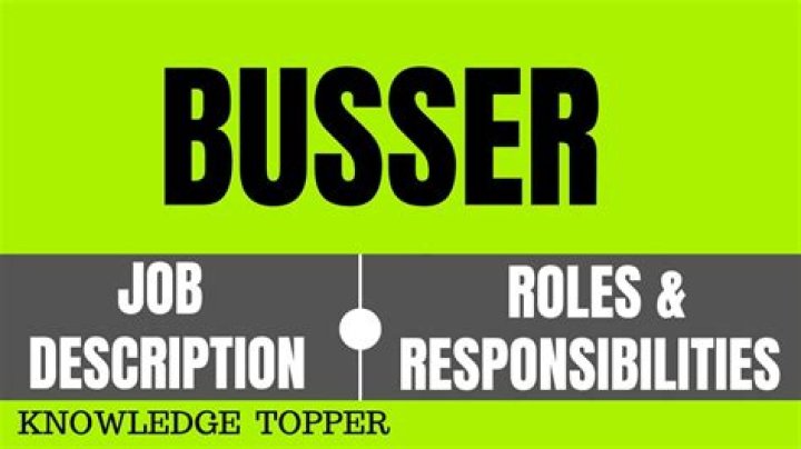 Can a 14 year old work as a busser?