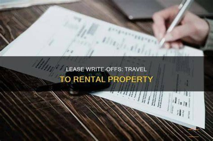 Can a car lease be written off?