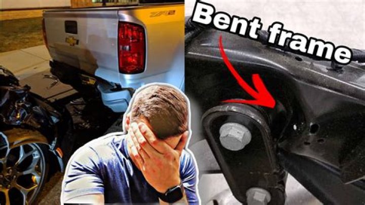 Can a car with a bent frame be fixed?