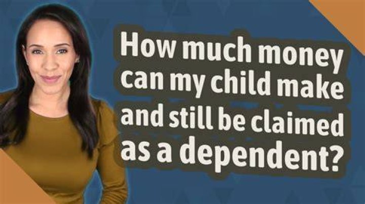 Can a child still be claimed as a dependent?