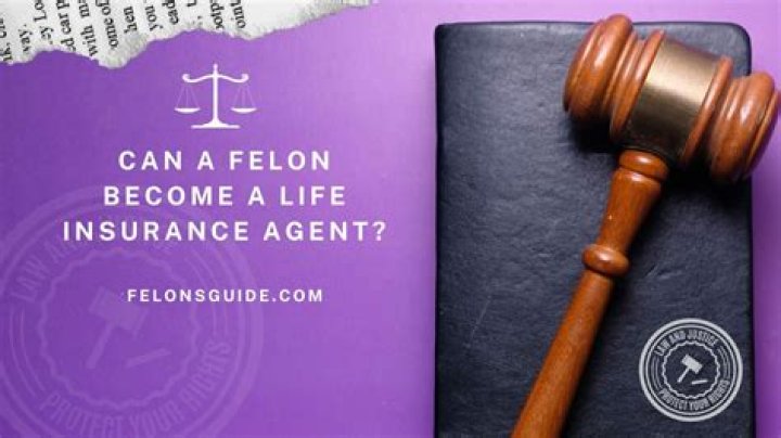 Can a convicted felon become an insurance agent?