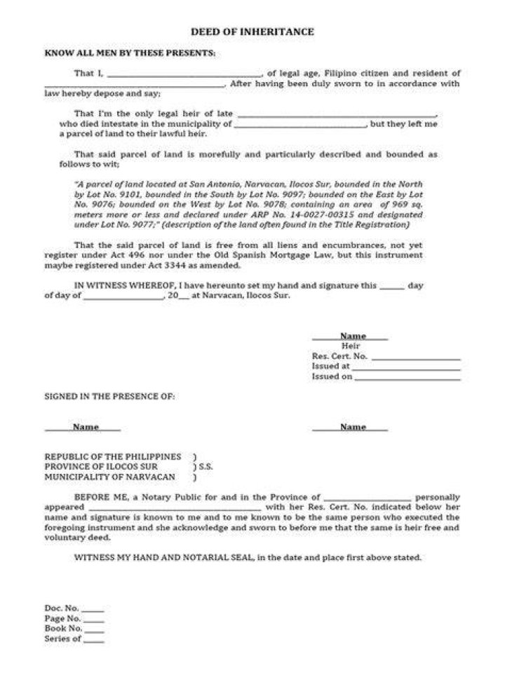 Can a husband disinherit his wife from the land?