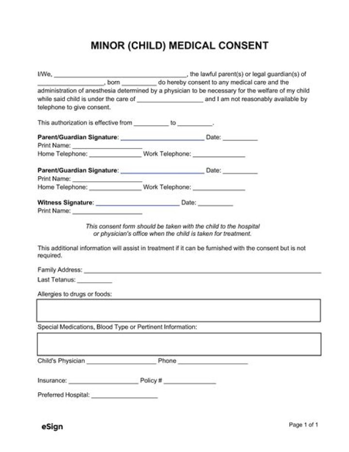Can a minor child sign a tax return?