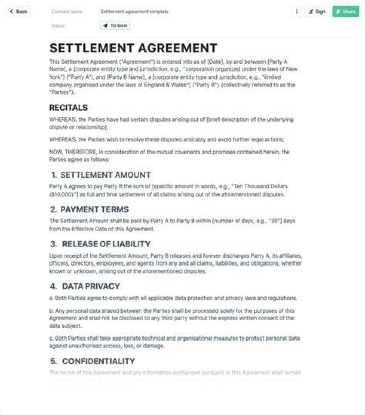 Can a party back out of a settlement agreement?