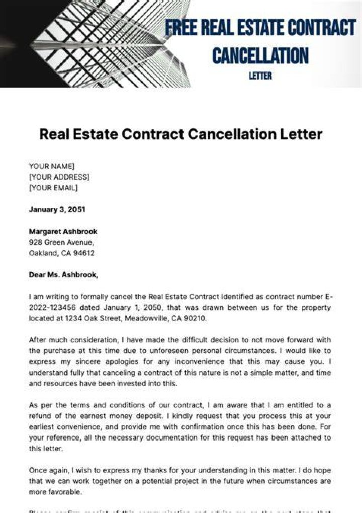 Can a Realtor cancel a listing agreement?