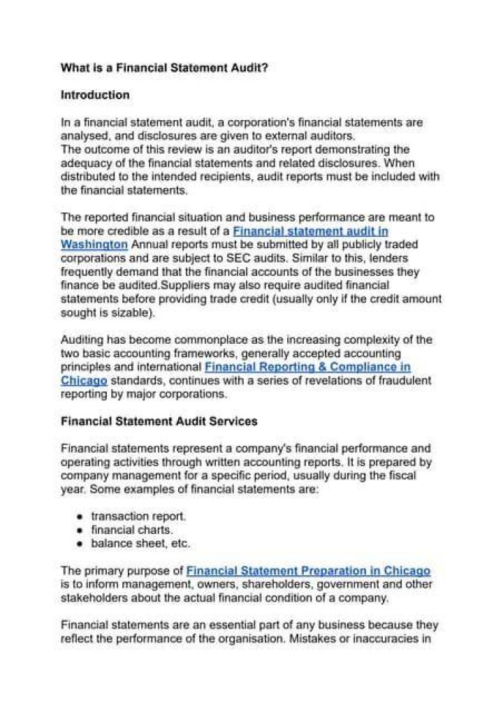 Can an accountant audit financial statements?