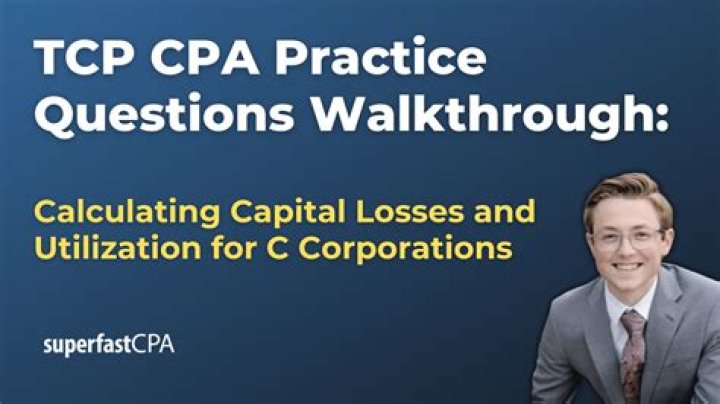 Can C corporations deduct capital losses?