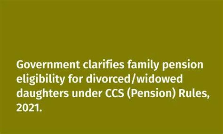 Can daughters get family pension?