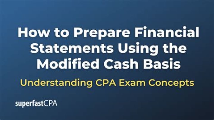 Can financial statements be cash basis?