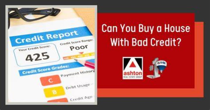 Can I buy a house outright with bad credit?