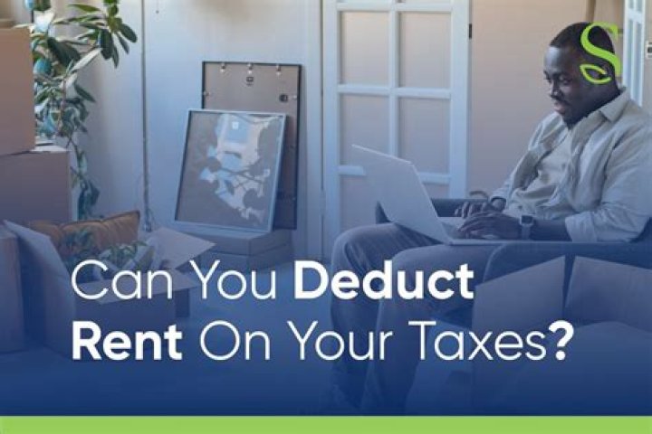 Can I claim my apartment rent on taxes?