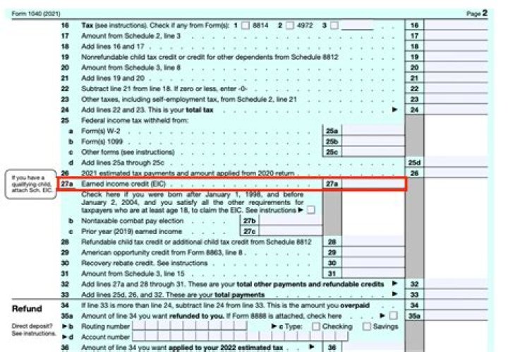 Can I claim my grandchild for earned income credit?
