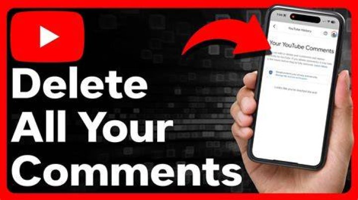 Can I delete all my comments on YouTube?