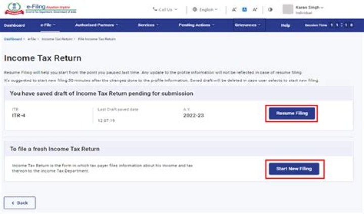 Can I file my first income tax return online?