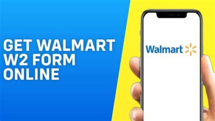 Can I get my Walmart w/2 online?