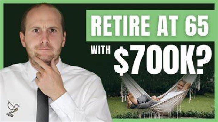 Can I retire with 700k?