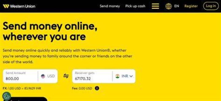 Can I send money from Ghana through Western Union?