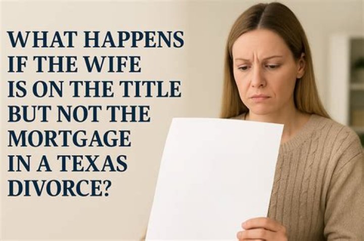 Can one spouse be on the mortgage but both on the title?