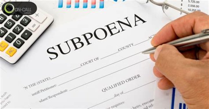 Can you accept a subpoena for someone else?