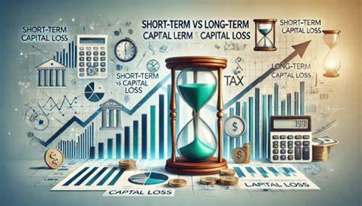 Can you deduct short term capital loss from long-term capital?