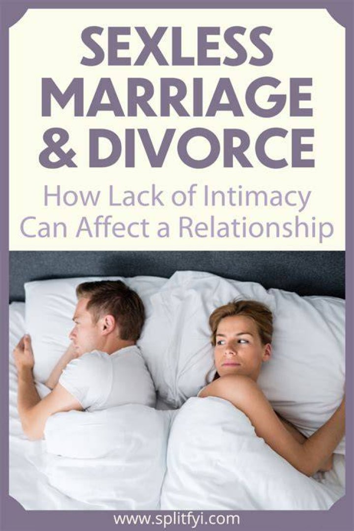 Can you divorce because of a sexless marriage?