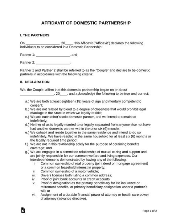 Can you file jointly in a domestic partnership?