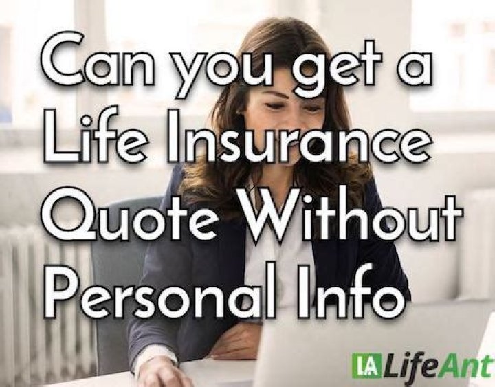 Can you get insurance quotes without personal information?