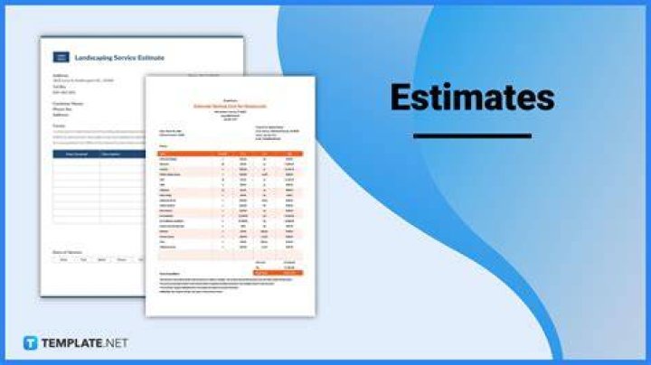 Can you give me an estimate meaning?