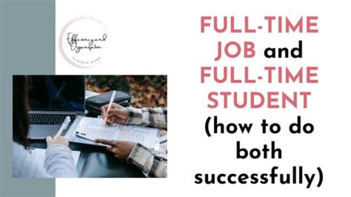Can you leave school and have a full-time job?