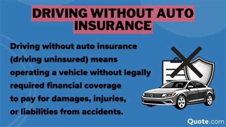 Can you legally drive without car insurance?