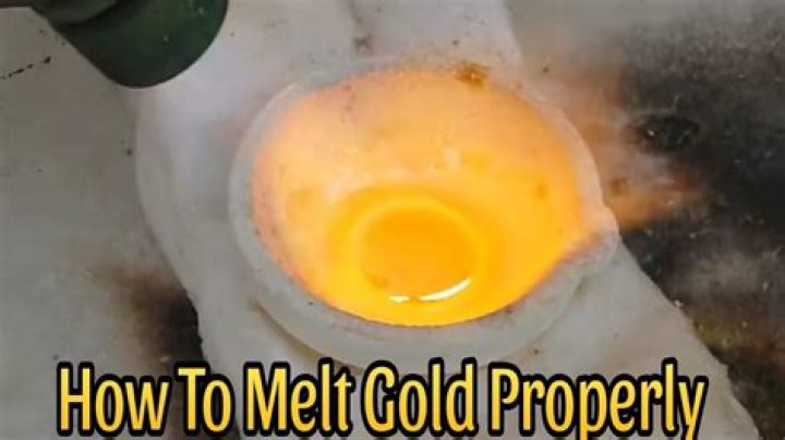 Can you melt white gold down?