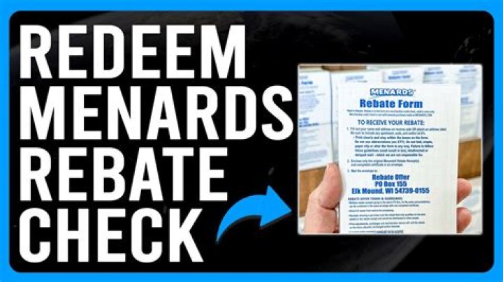 Can you process Menards rebates online?