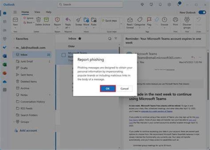 Can you report suspicious emails?
