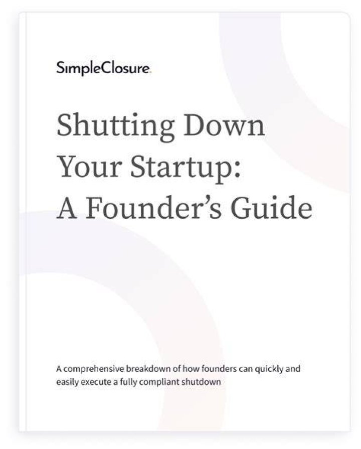 Can you shut down a company?