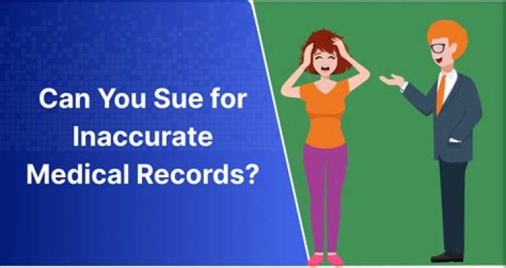 Can you sue for wrong test results?