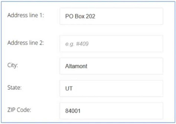 Can you use a PO Box as an address for employment?
