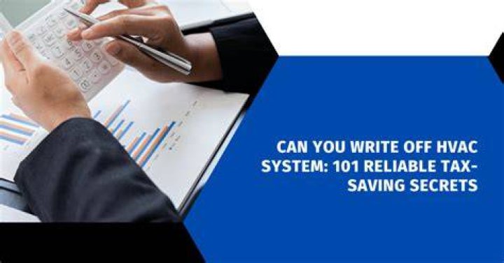 Can you write off HVAC system?