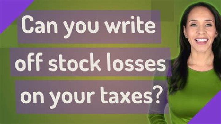 Can you write off stock market losses on your taxes?