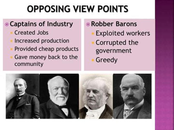 Did captains of industry donate money?