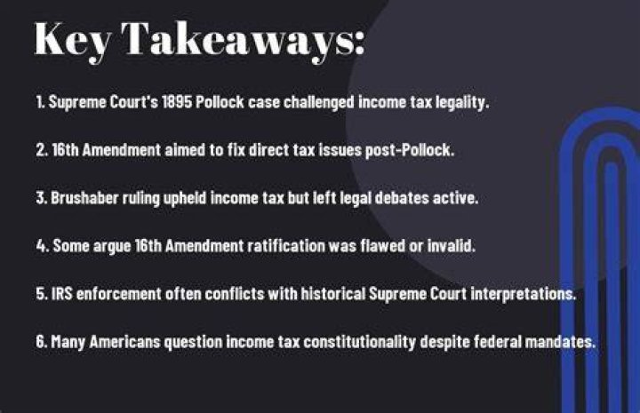 Did the Supreme Court rules income tax unconstitutional?