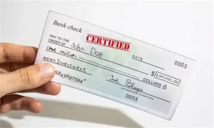 Do certified checks get reported to IRS?