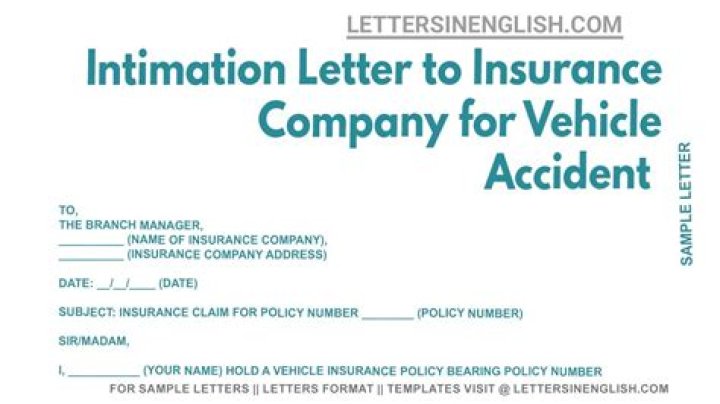 Do I have to notify Insurance Company of accident?